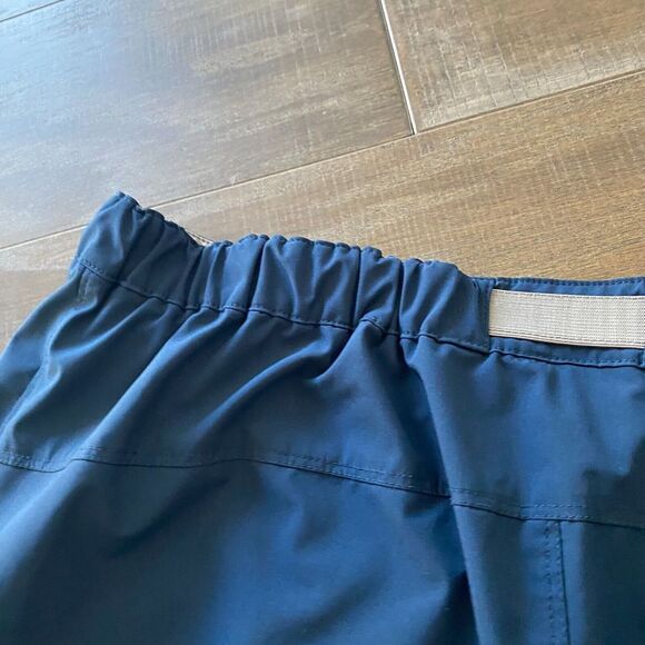 Reel Life Shorts Men's XL Blue Mesh Lined Elastic Waist Snap Surfing Swim Trunks - Picture 10 of 14